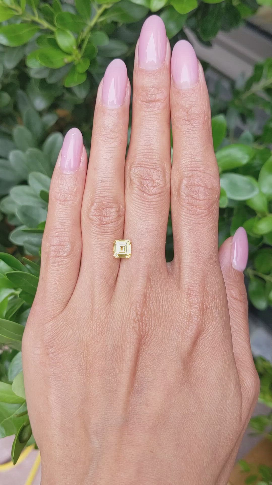 1.56 Ct. Yellow Sapphire from Ceylon (Sri Lanka) Size Video