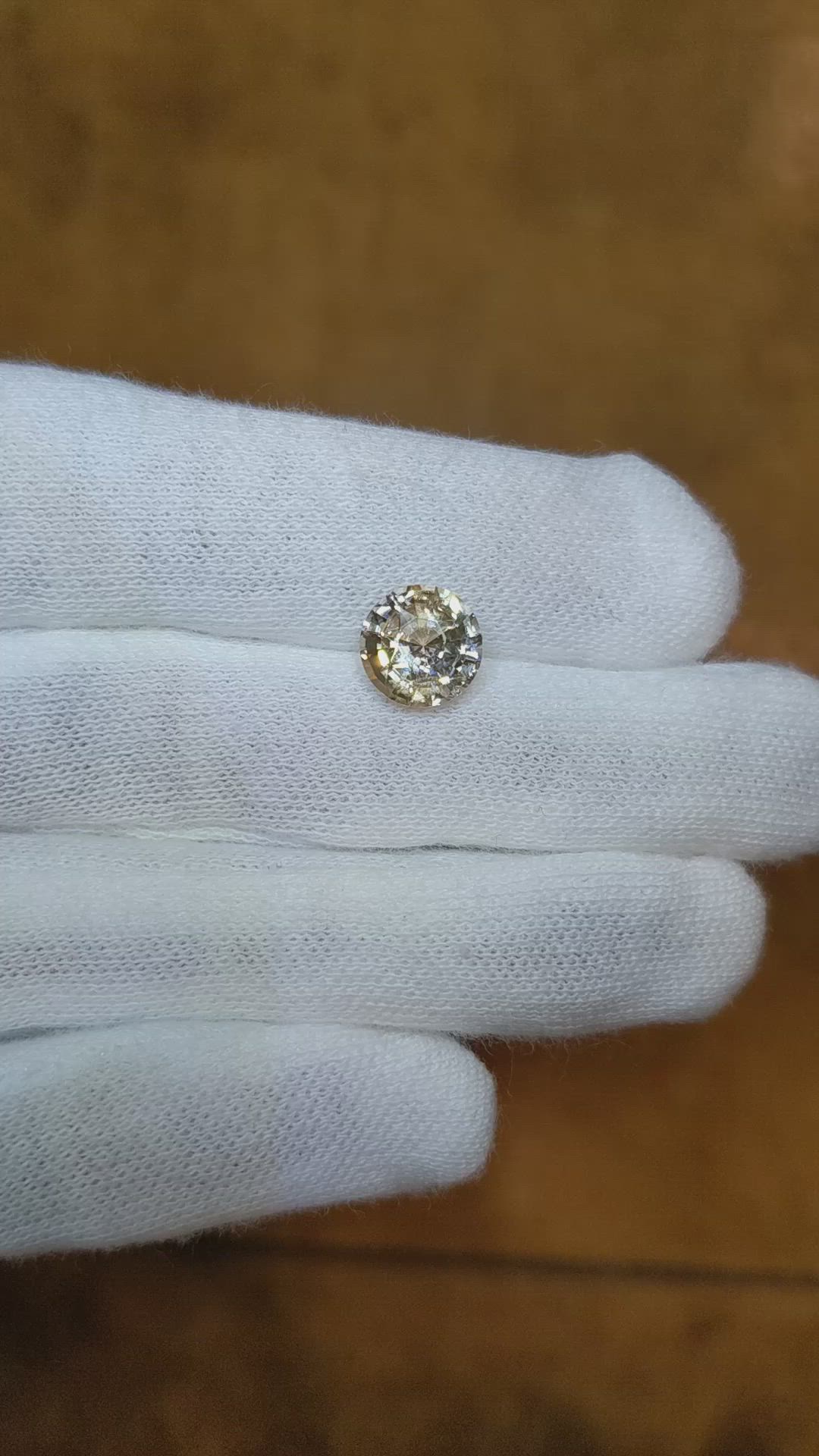 2.54 Ct. Yellow Sapphire from Ceylon (Sri Lanka) Size Video