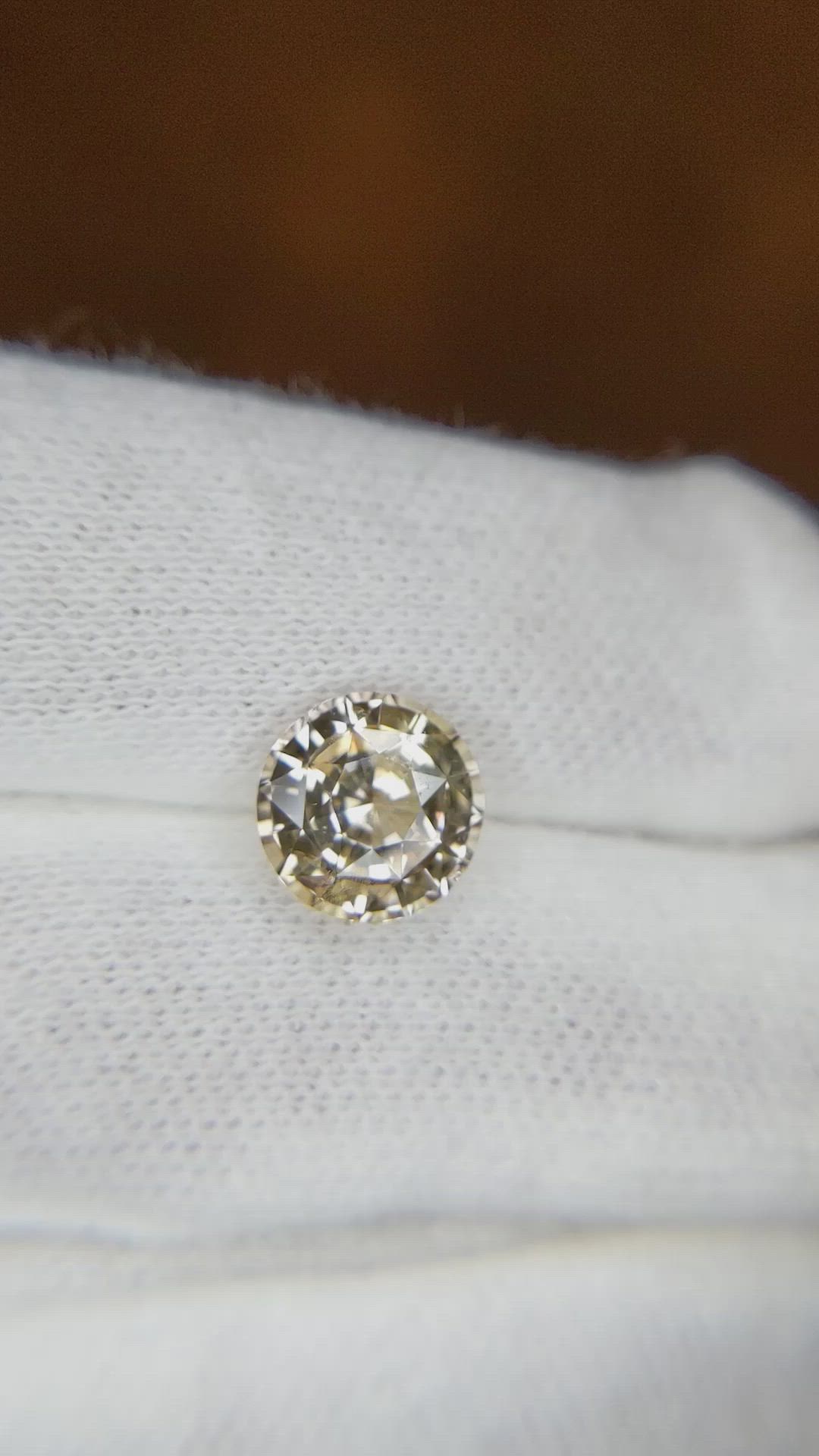 2.54 Ct. Yellow Sapphire from Ceylon (Sri Lanka) Size Video