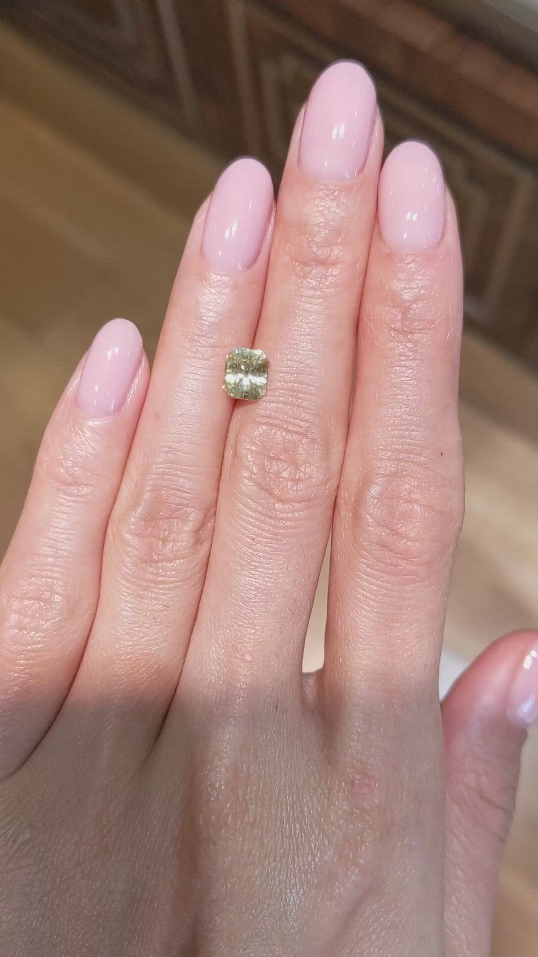 1.41 Ct. Yellow Sapphire from Ceylon (Sri Lanka) Size Video