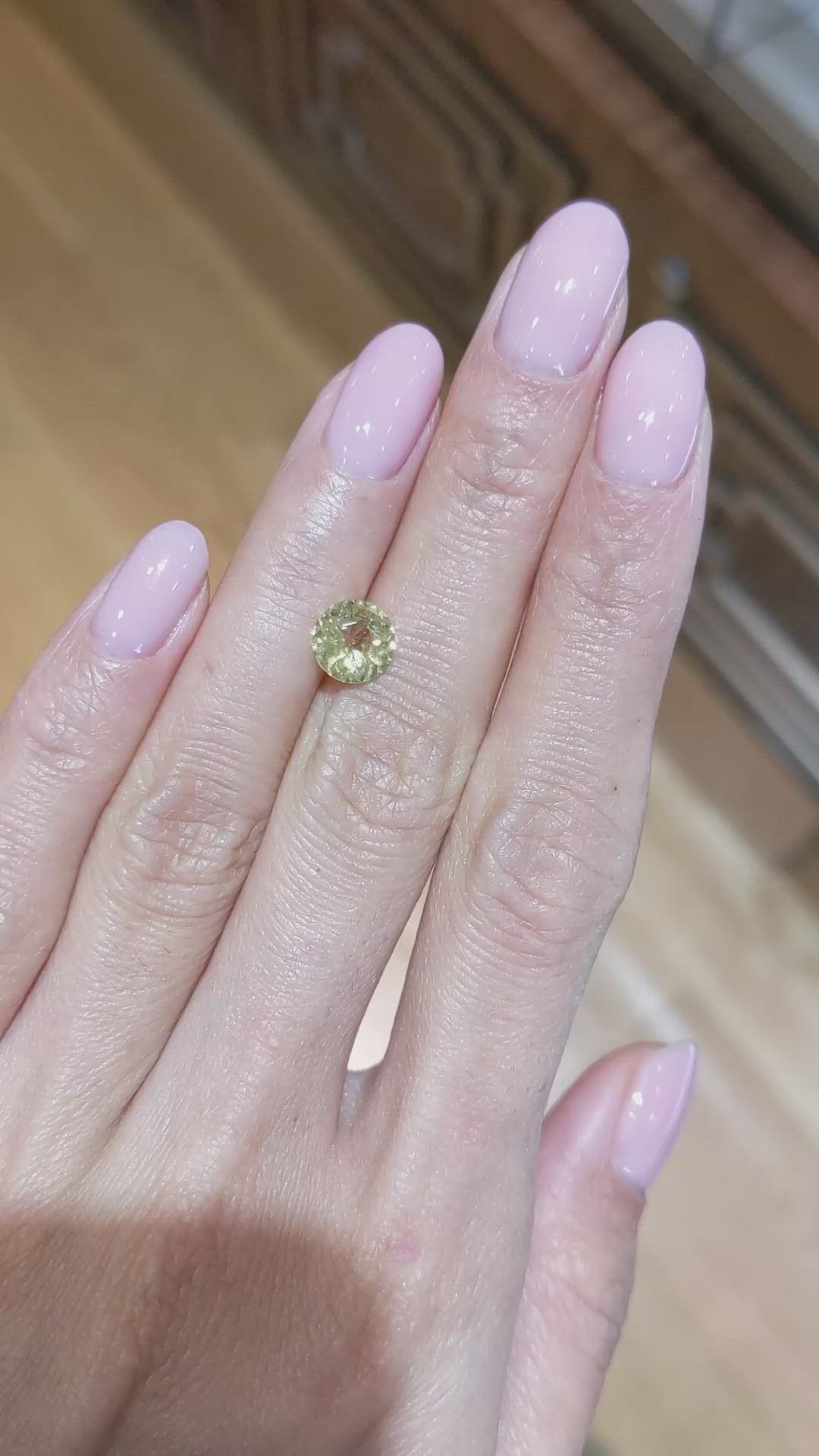 1.40 Ct. Yellow Sapphire from Madagascar Size Video