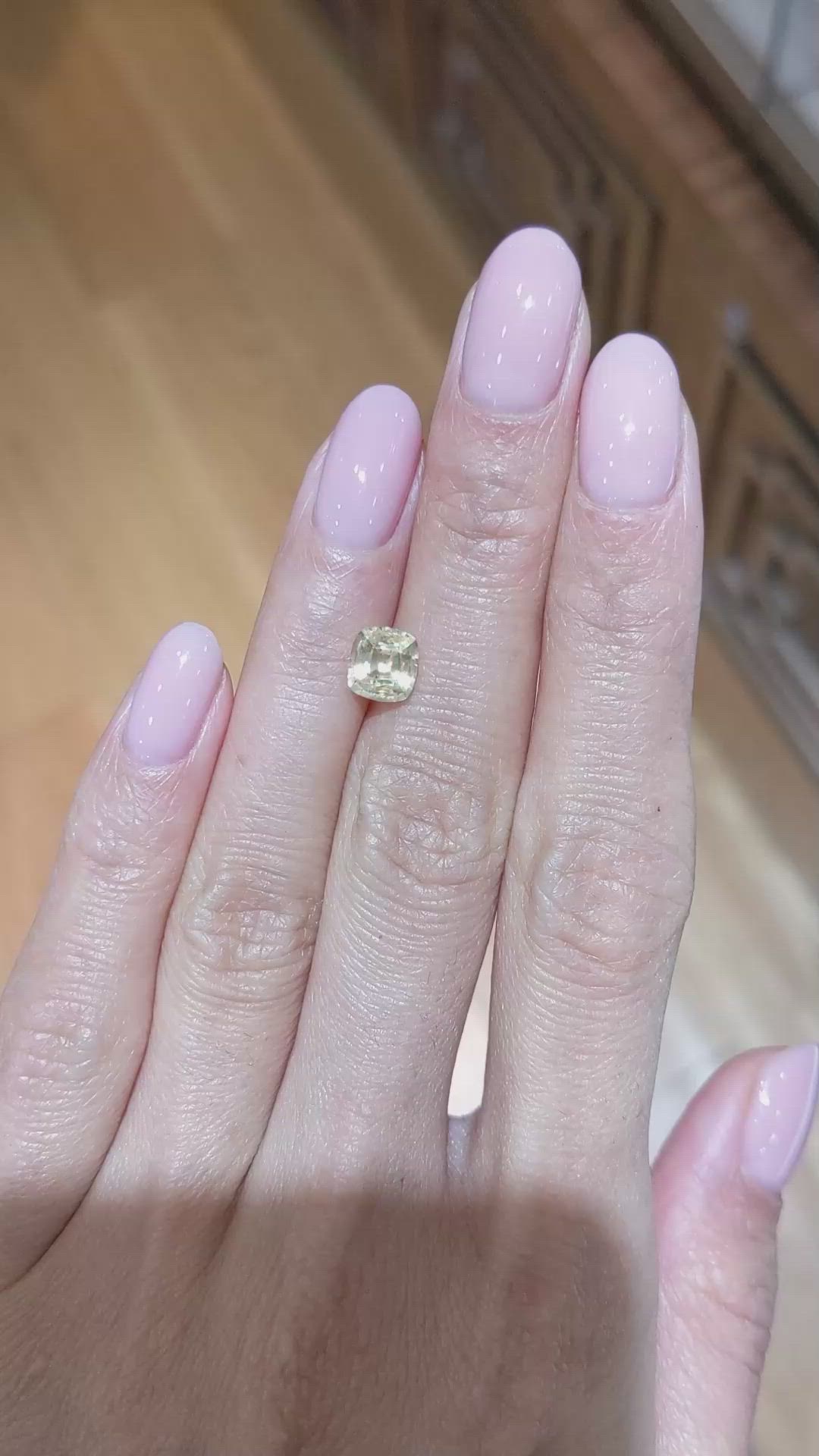 1.53 Ct. Yellow Sapphire from Ceylon (Sri Lanka) Size Video